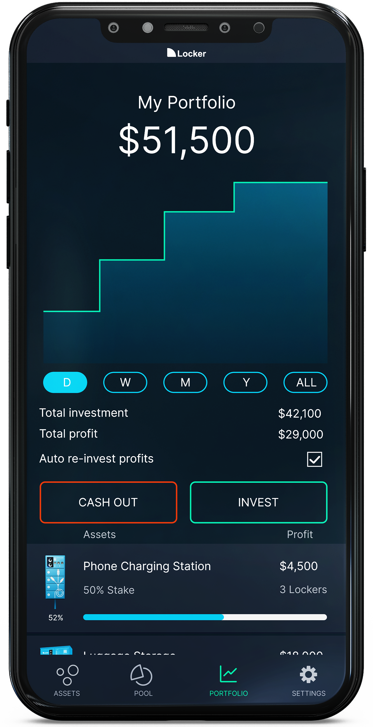 Invest Pool App Mockup min Invest Pool App Mockup min